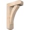 Ekena Millwork Thorton Craftsman Smooth Bracket w/ Offset Brace, Douglas Fir, 5 1/2"W x 16"D x 24"H BKT0604X16X24THR04SDF - alternate 1